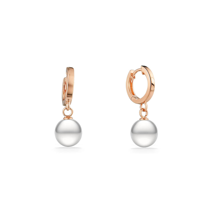 01224 - 14K Rose Gold - Huggie Hoop Earrings