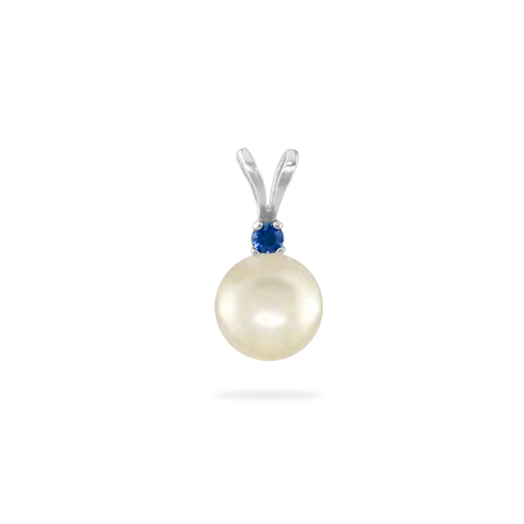 Sapphire Drop Pendant