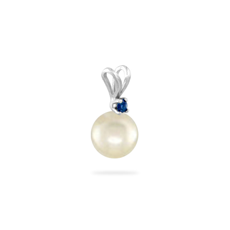Sapphire Drop Pendant