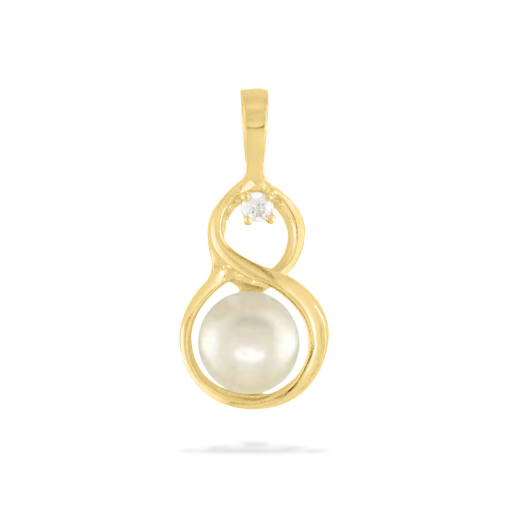 00465 - 14K Yellow Gold - Figure 8 Pendant