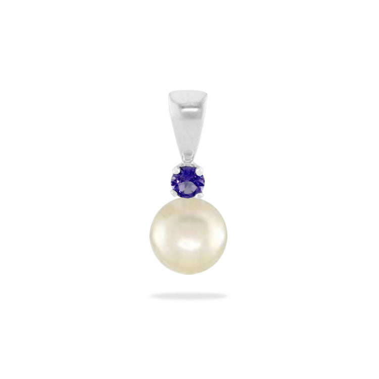 00321 - 14K White Gold - Bail Pendant
