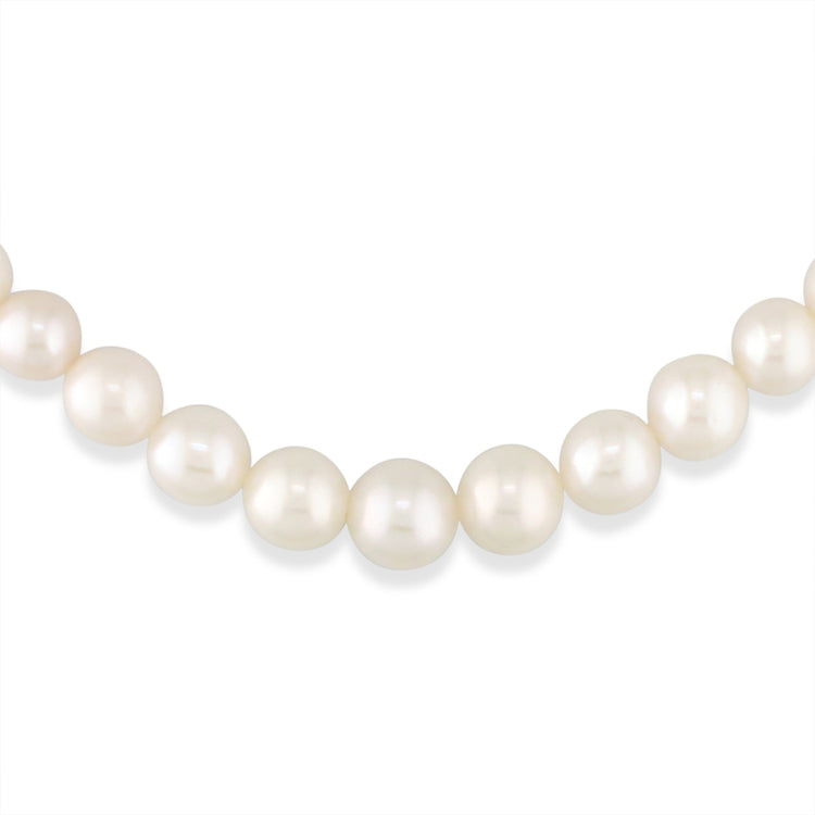 White Freshwater Pearl Graduated Pearl Strand