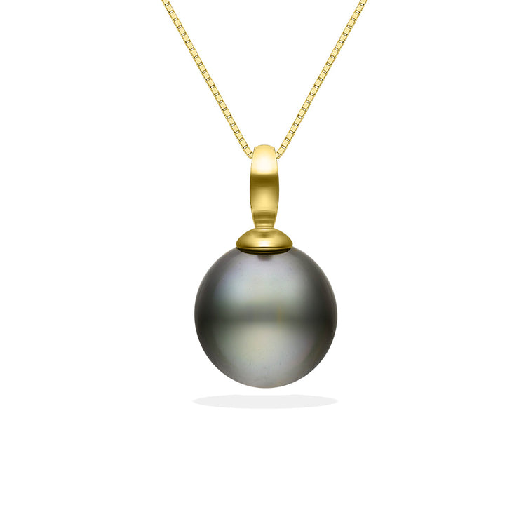 Tahitian Oval Pearl Classic Pendant
