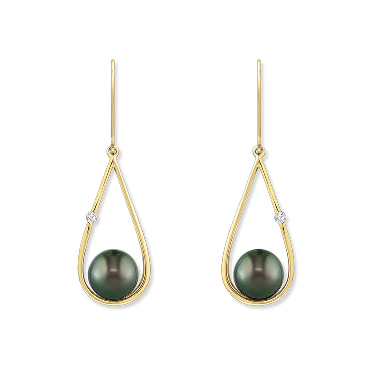 Raindrop Leverback Earrings