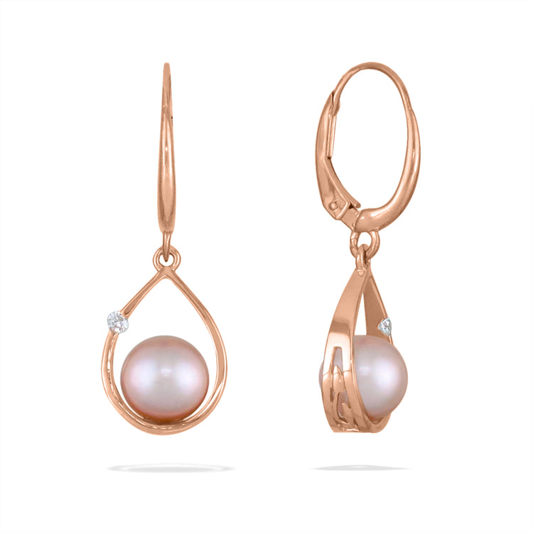 Raindrop Leverback Earrings