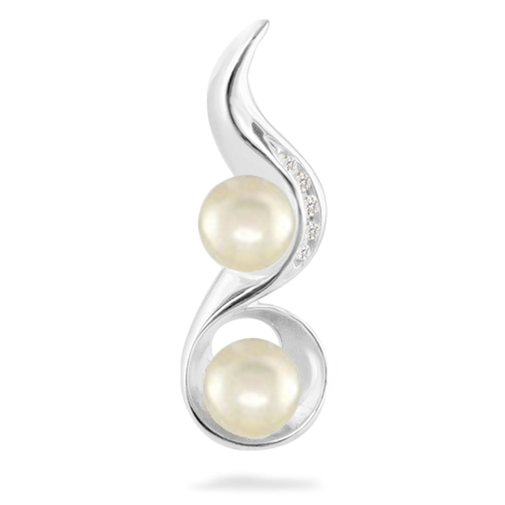 00314 - 14K White Gold - Tide Pool Pendant