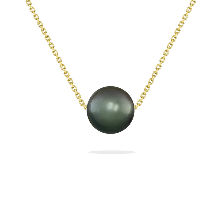 Peacock Akoya Pearl Slider