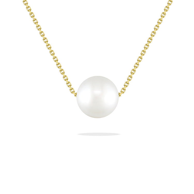 White Akoya Pearl Slider