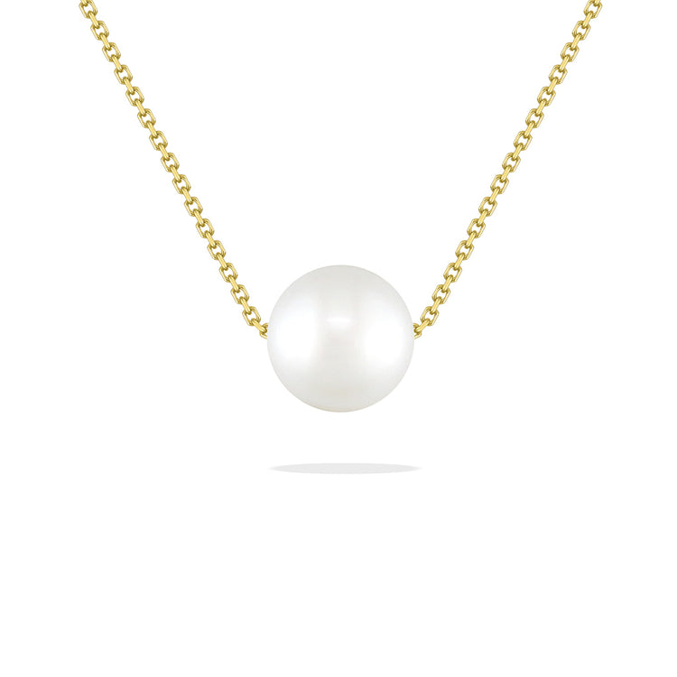 White Akoya Pearl Slider