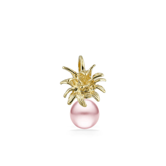 00359 - 14K Yellow Gold - Pineapple Pendant