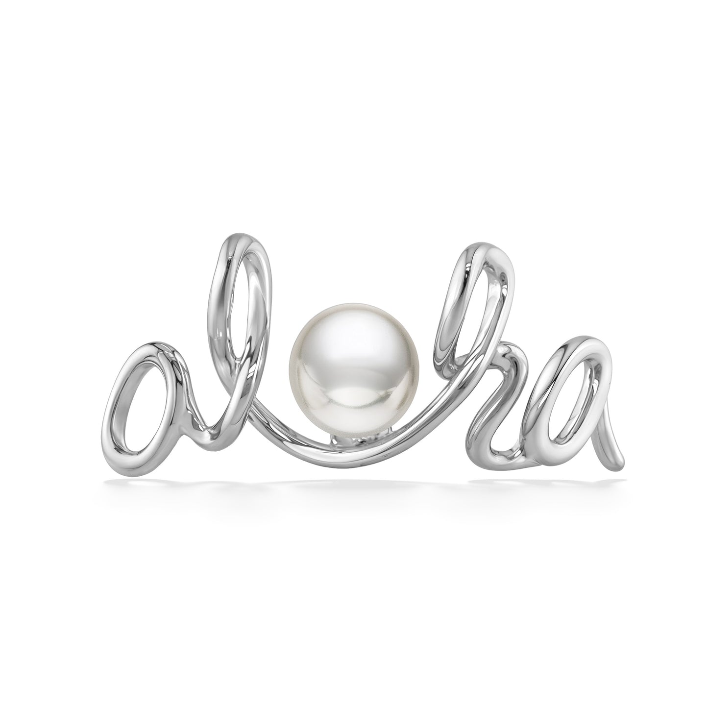 00317 - Sterling Silver - Aloha Pendant