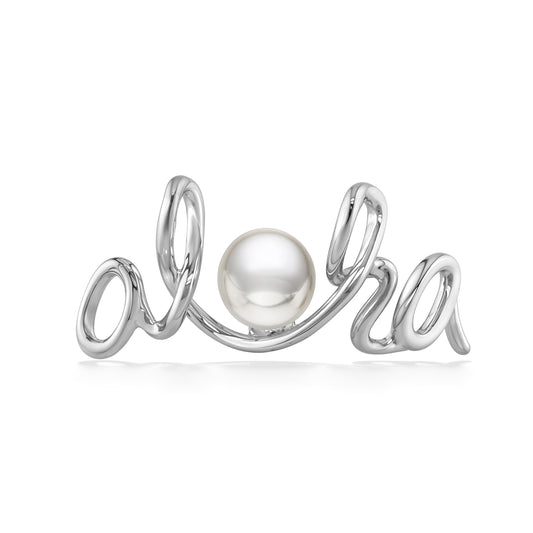 00317 - Sterling Silver - Aloha Pendant