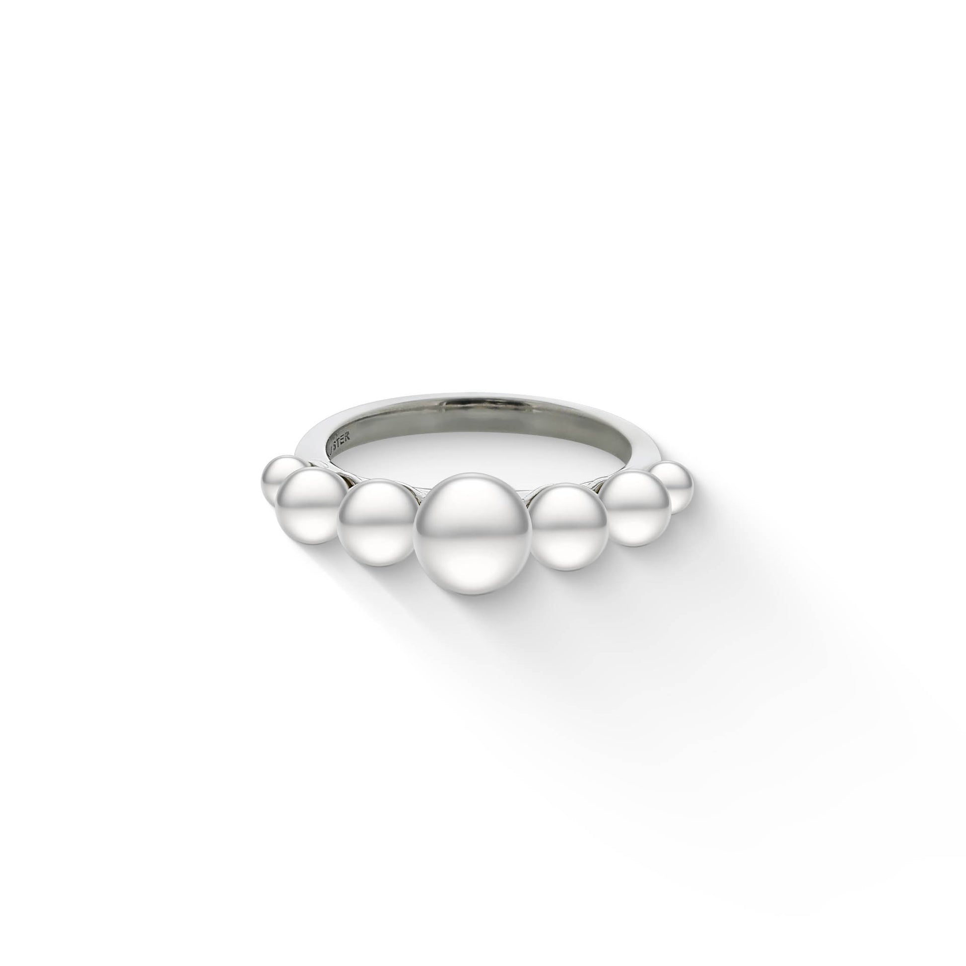 44539 - Sterling Silver - White Freshwater Pearl Ring