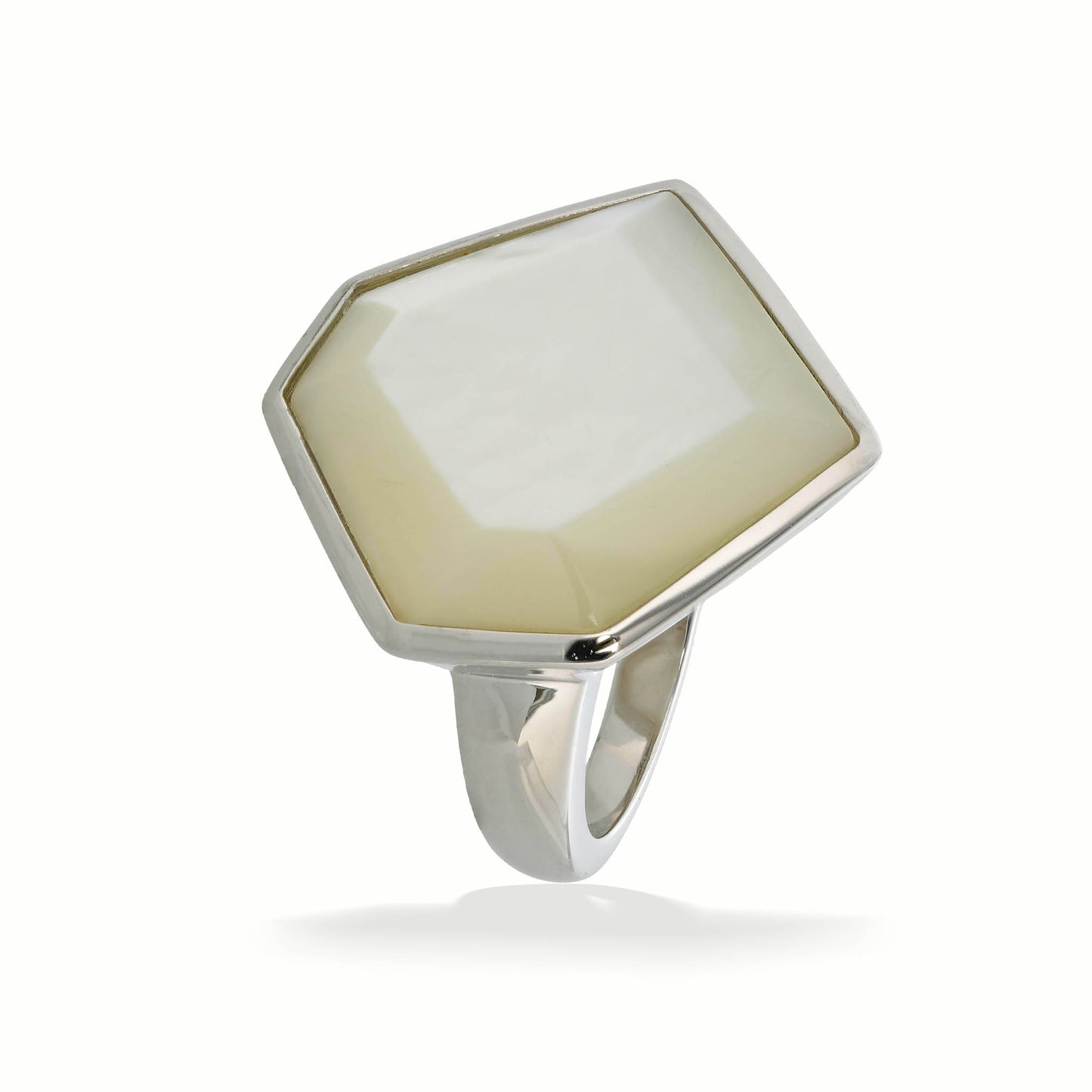 773193 - Sterling Silver - White Mother of Pearl Ring