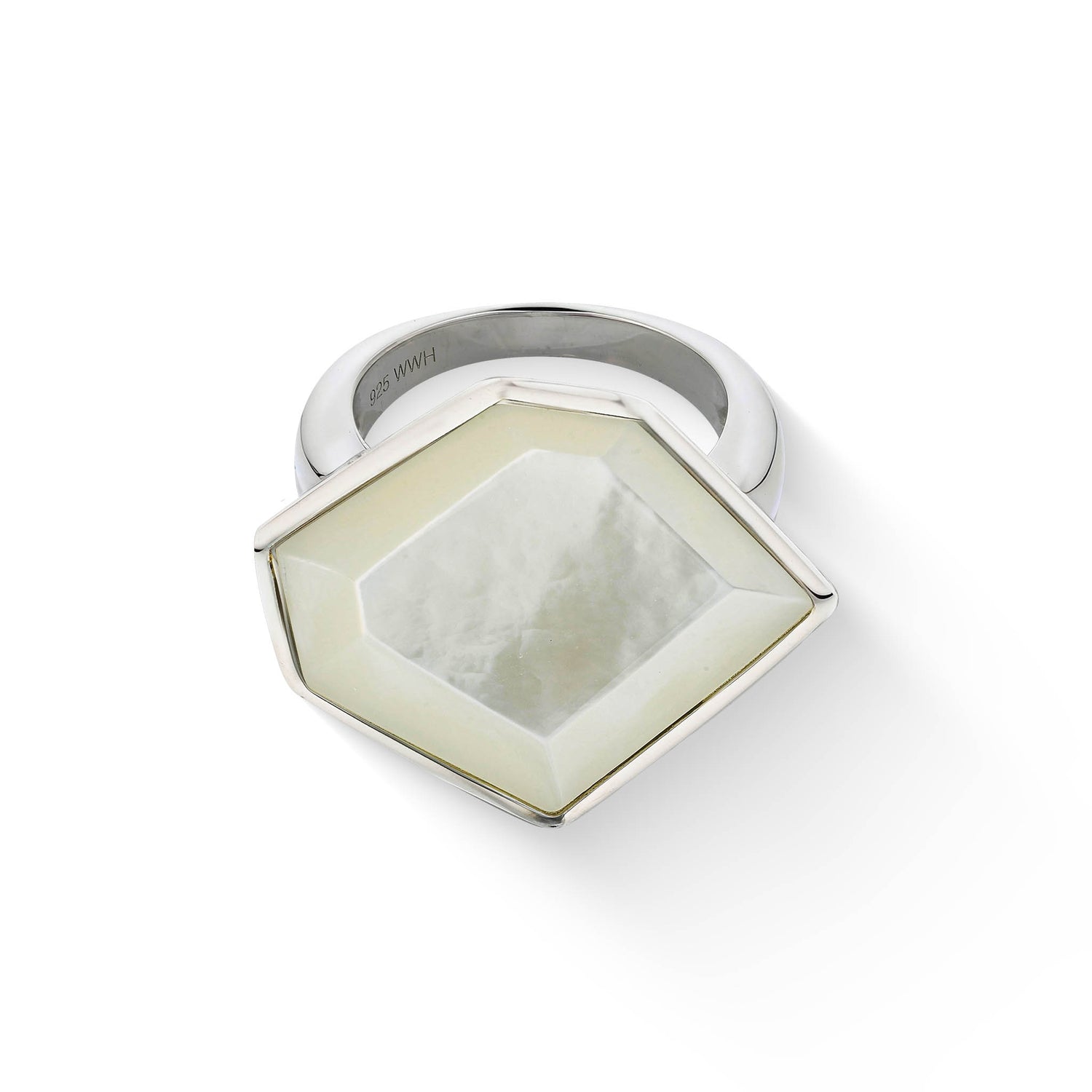 773193 - Sterling Silver - White Mother of Pearl Ring