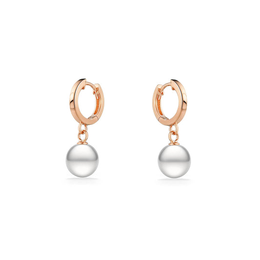 01224 - 14K Rose Gold - Huggie Hoop Earrings