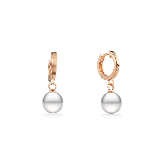 01224 - 14K Rose Gold - Huggie Hoop Earrings