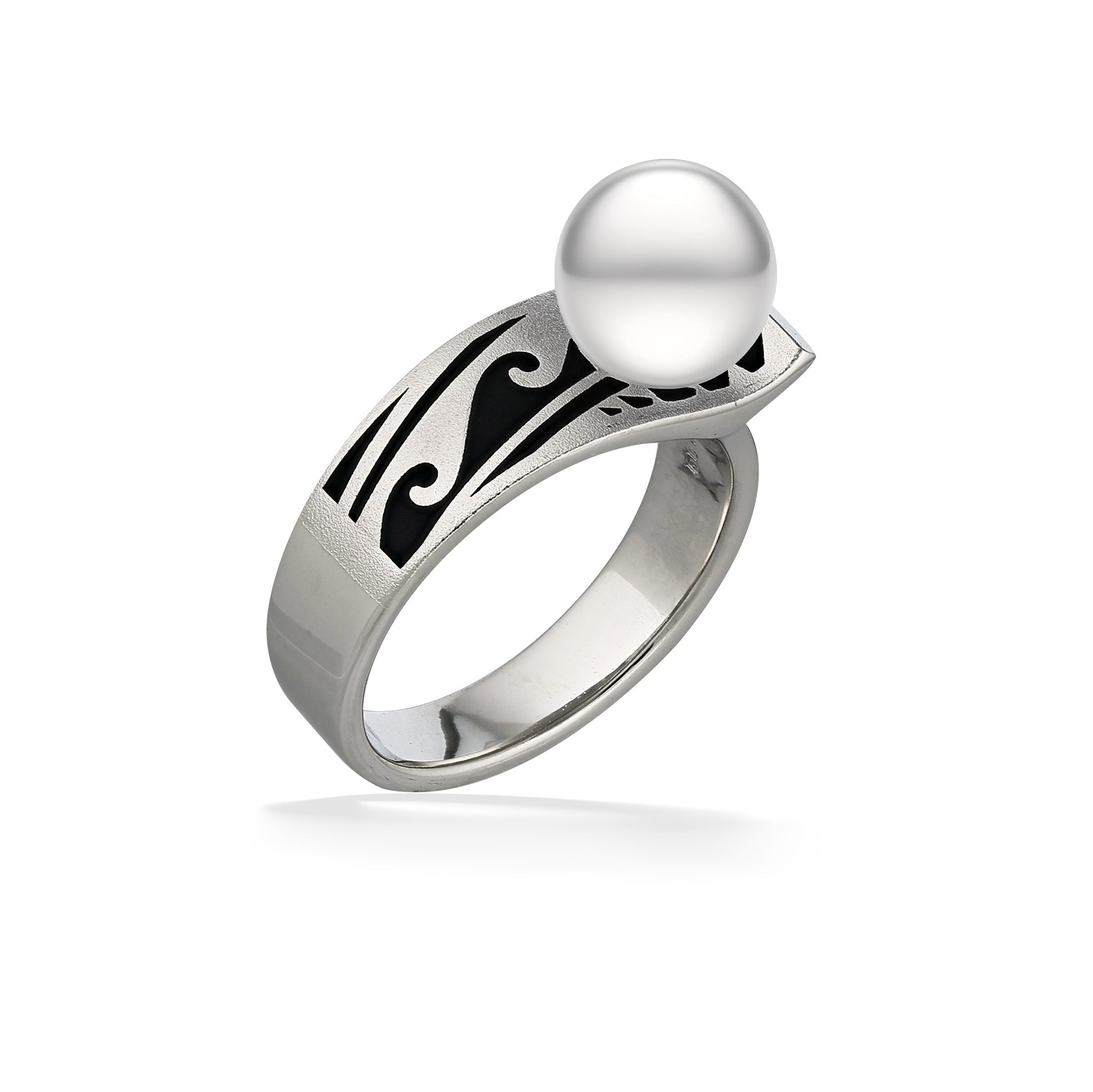 01280 - Sterling Silver - Ocean Kai Ring, Size 10