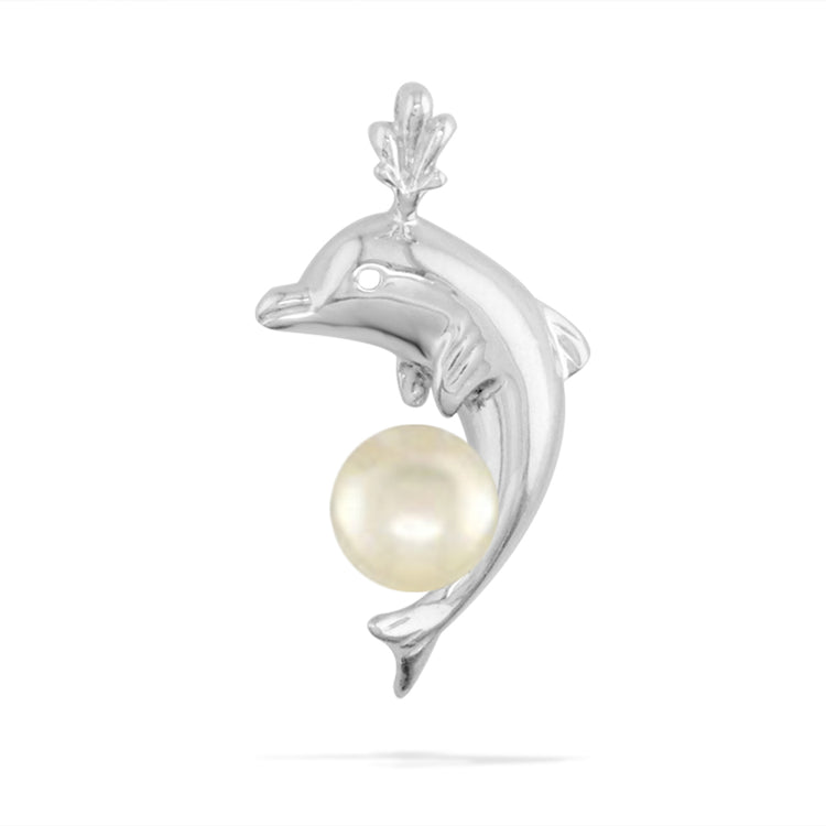 00413 - Sterling Silver -  Dolphin Pendant