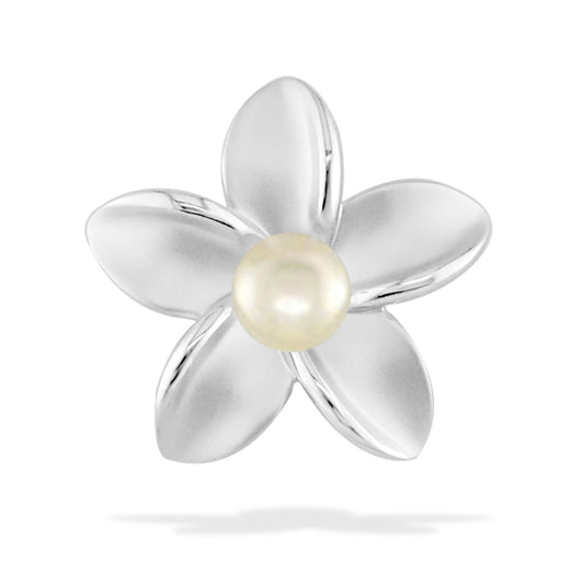 00334 - Sterling Silver - Plumeria Pendant