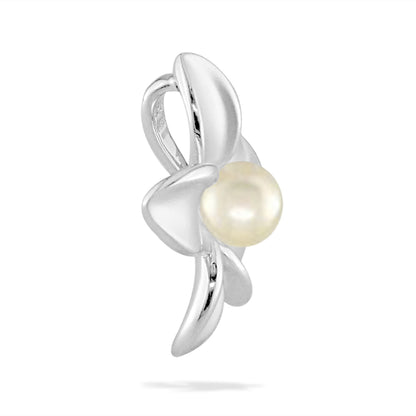 00334 - Sterling Silver - Plumeria Pendant