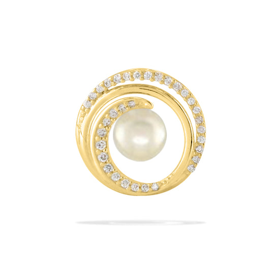 00303 - 14K Yellow Gold - Ultimate Wave Pendant