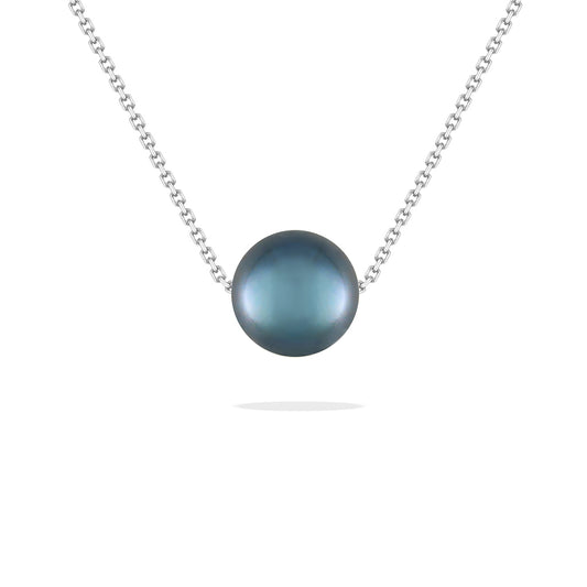 Blue Akoya Pearl Slider