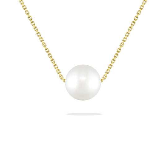 White Akoya Pearl Slider