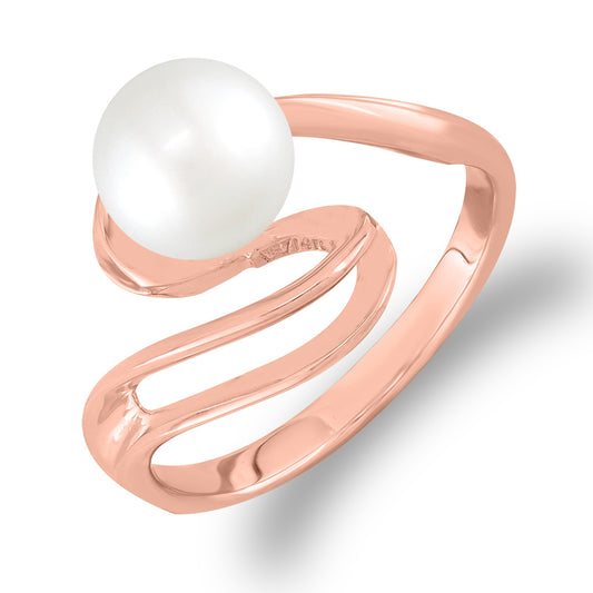 04447 - 14K Rose Gold - Wave Ring