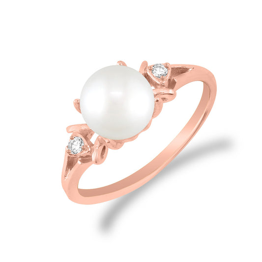 04056 - 14K Rose Gold - Tiara Ring