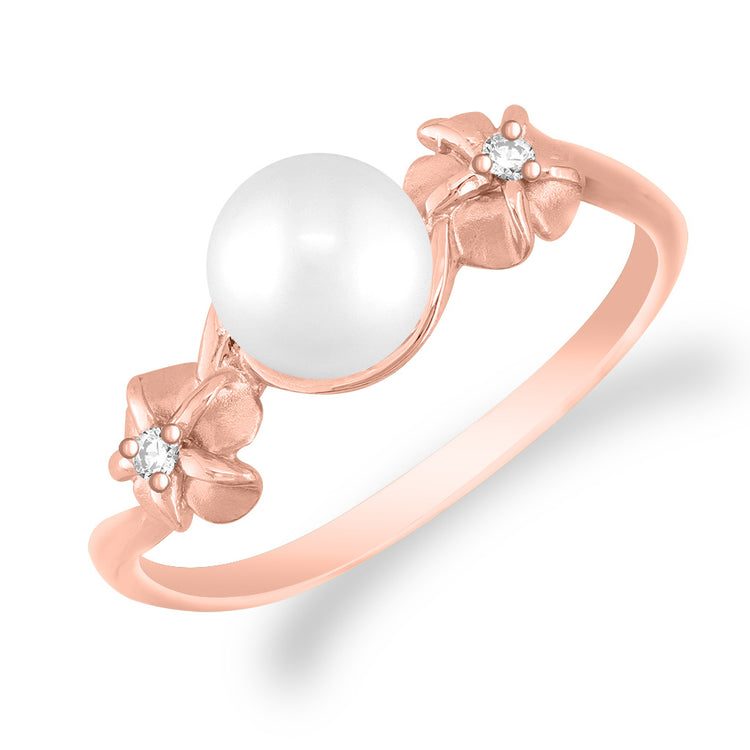 Double Plumeria Ring Size 7