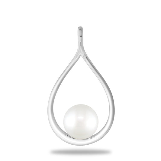 00252 - 14K White Gold - Embrace Pendant