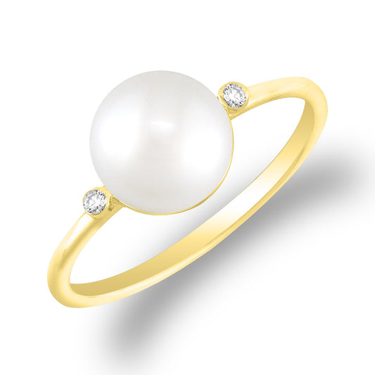 02907 - 14K Yellow Gold - Classic Ring, Size 7